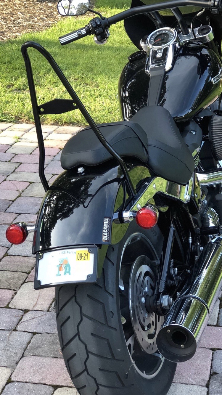 LICENSE PLATE RELOCATION / HARLEY DAVIDSON - BLACKMILL PERFORMANCE